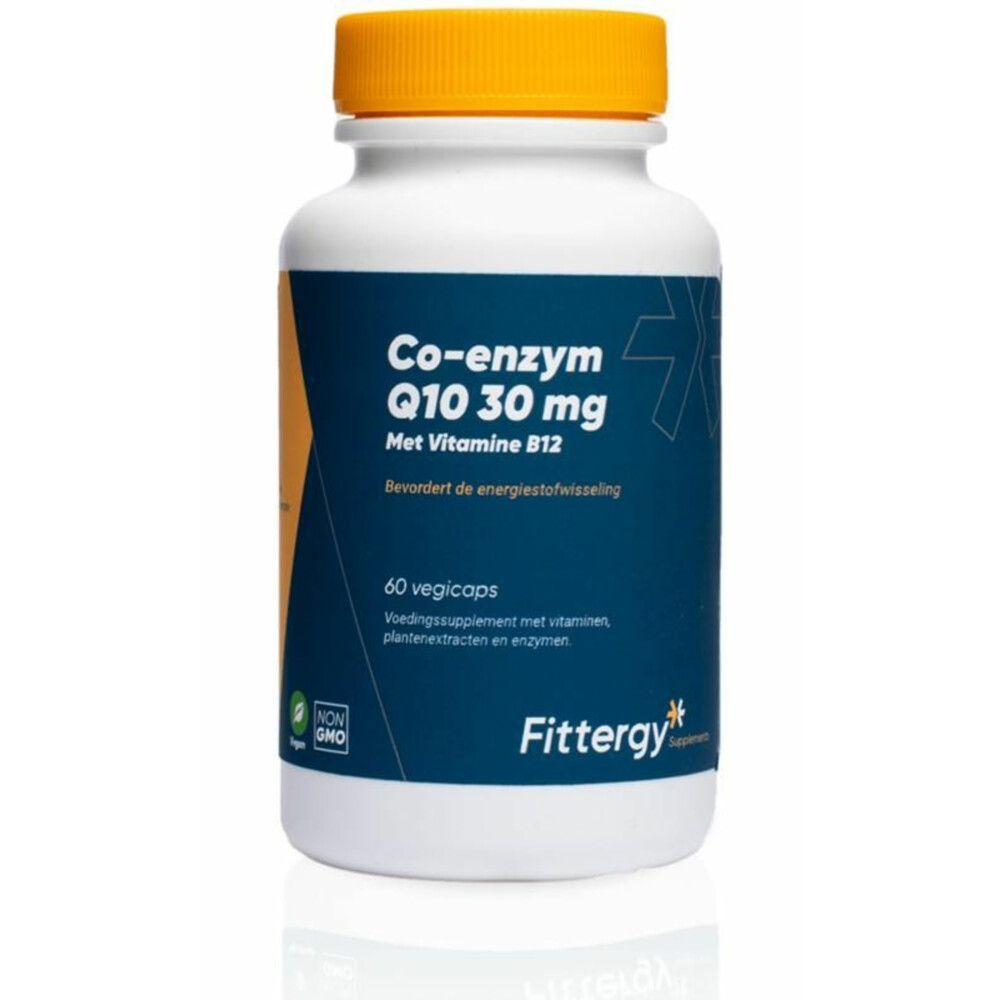 Fittergy Co-enzym Q10 30 Mg Met Vitamine B12 (60ca)