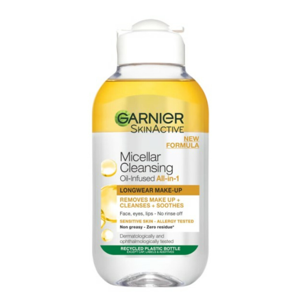 Garnier SkinActive Argan Olie Micellair Reinigingswater Reisformaat 100 ml