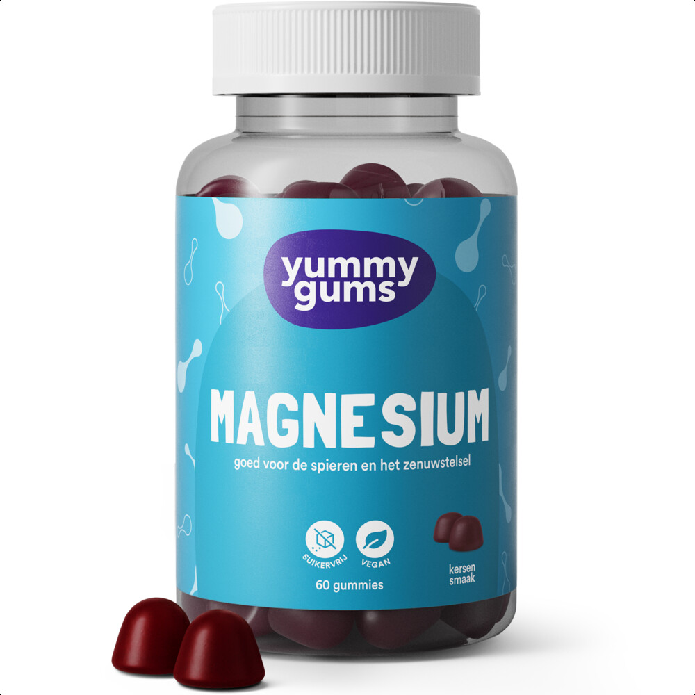 Gratis Verzending: Yummygums Magnesium 60 gummies