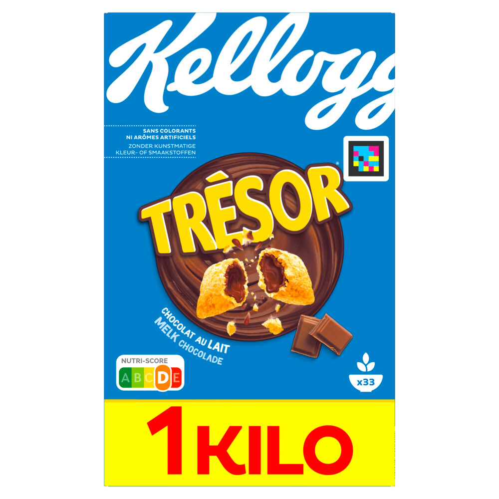 6x Kellogg's Tresor Melk Chocolade 1000 gr