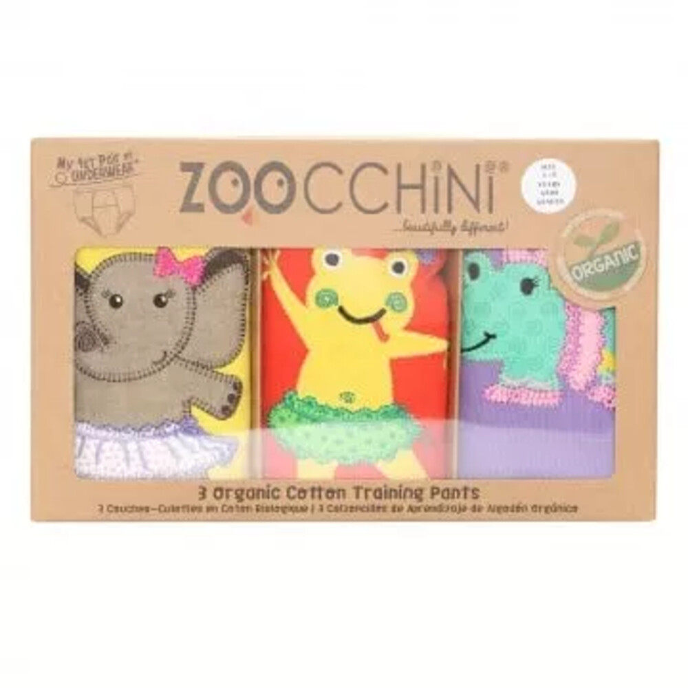 Zoocchini Oefenbroekjes 3-4 jaar Girls Ballerina Gals 3 stuks