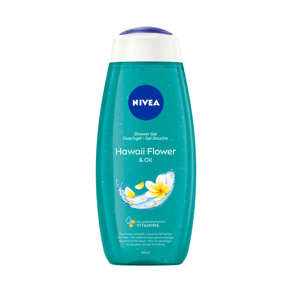 6x Nivea Douchegel Frangipani&Oil 500 ml