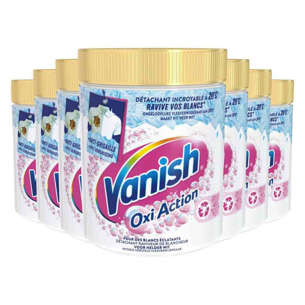 6x Vanish Oxi Action Wasbooster Poeder Whitening 940 gr