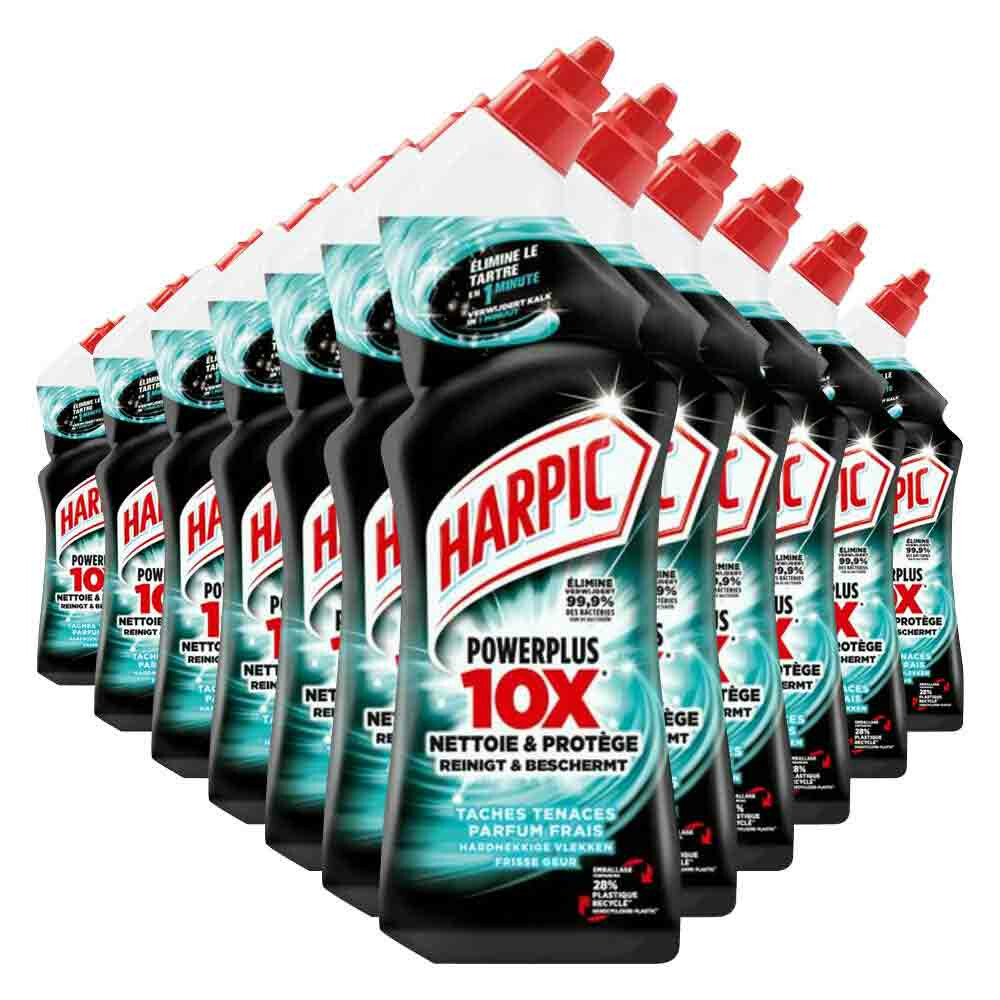 12x Harpic Toiletreiniger Powerplus Hygiene 750 ml