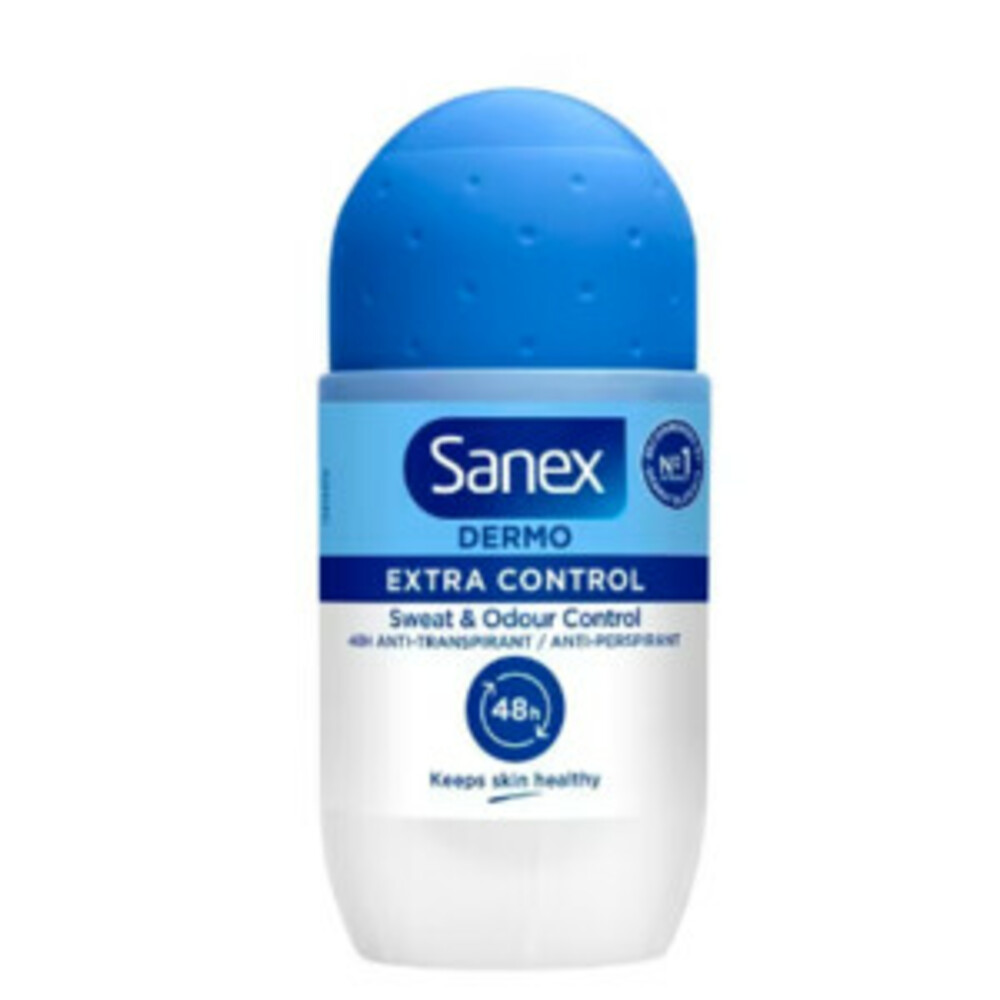 6x Sanex Deodorant Roller Dermo Extra Control 50 ml