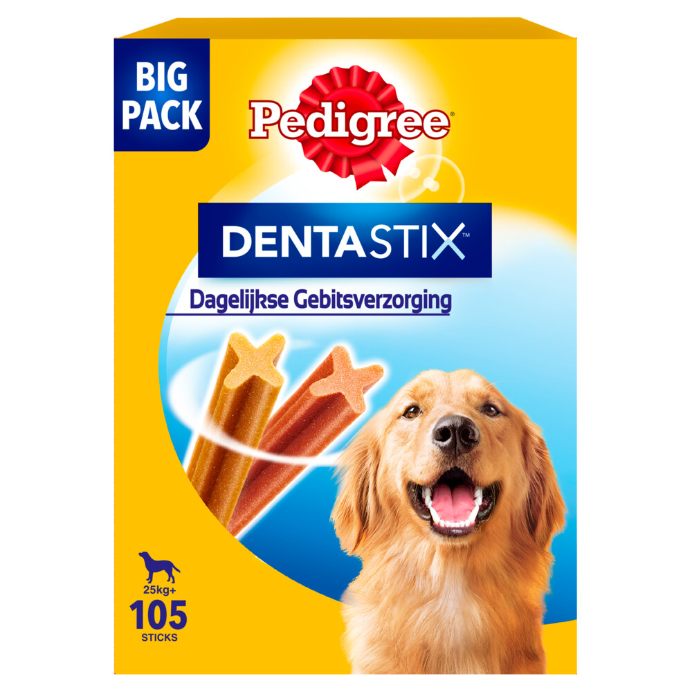 Pedigree Dentastix Big Pack Hondensnacks 105 stuks Maxi