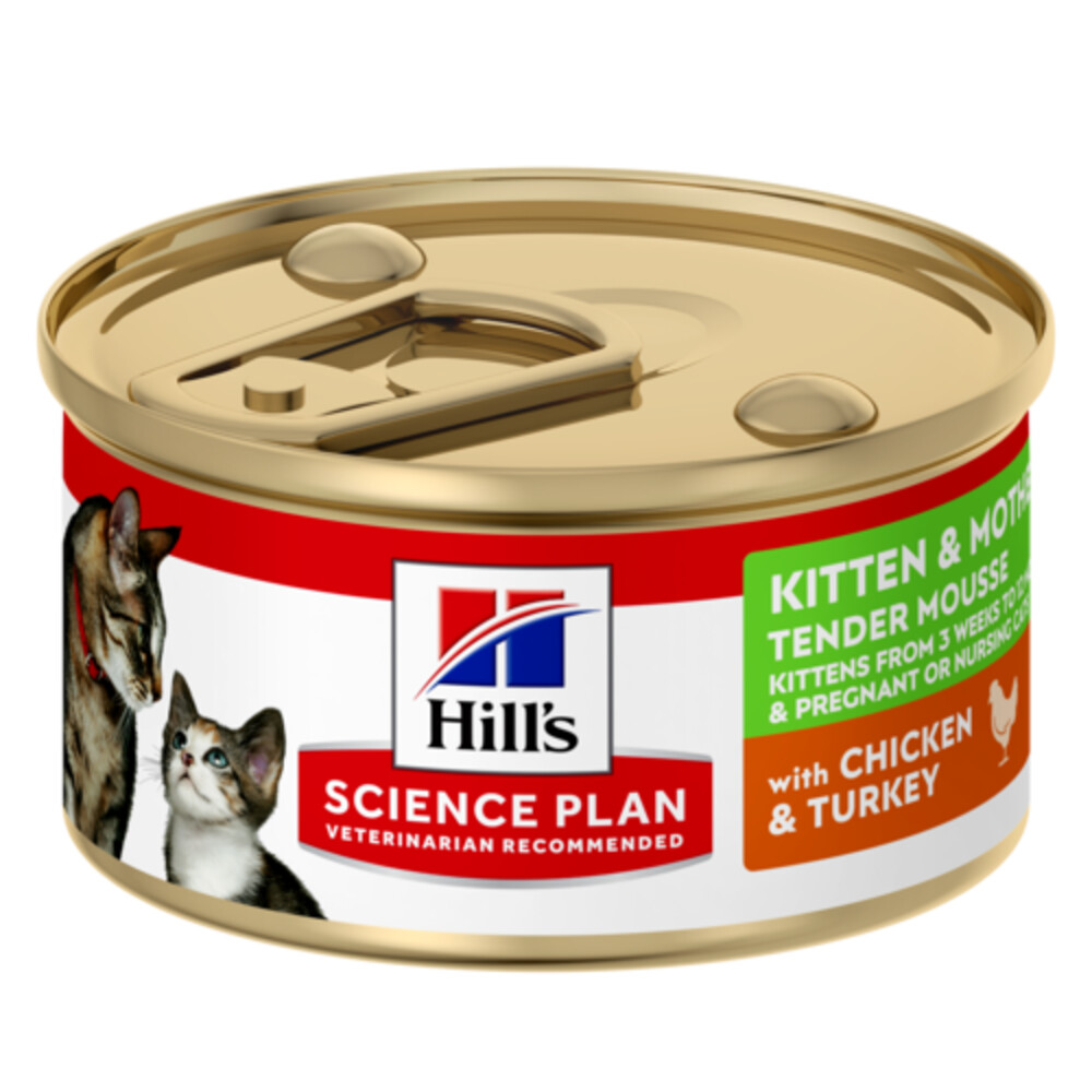 24x Hill's Science Plan Feline Kitten&Mother Chicken&Turkey 85 gr