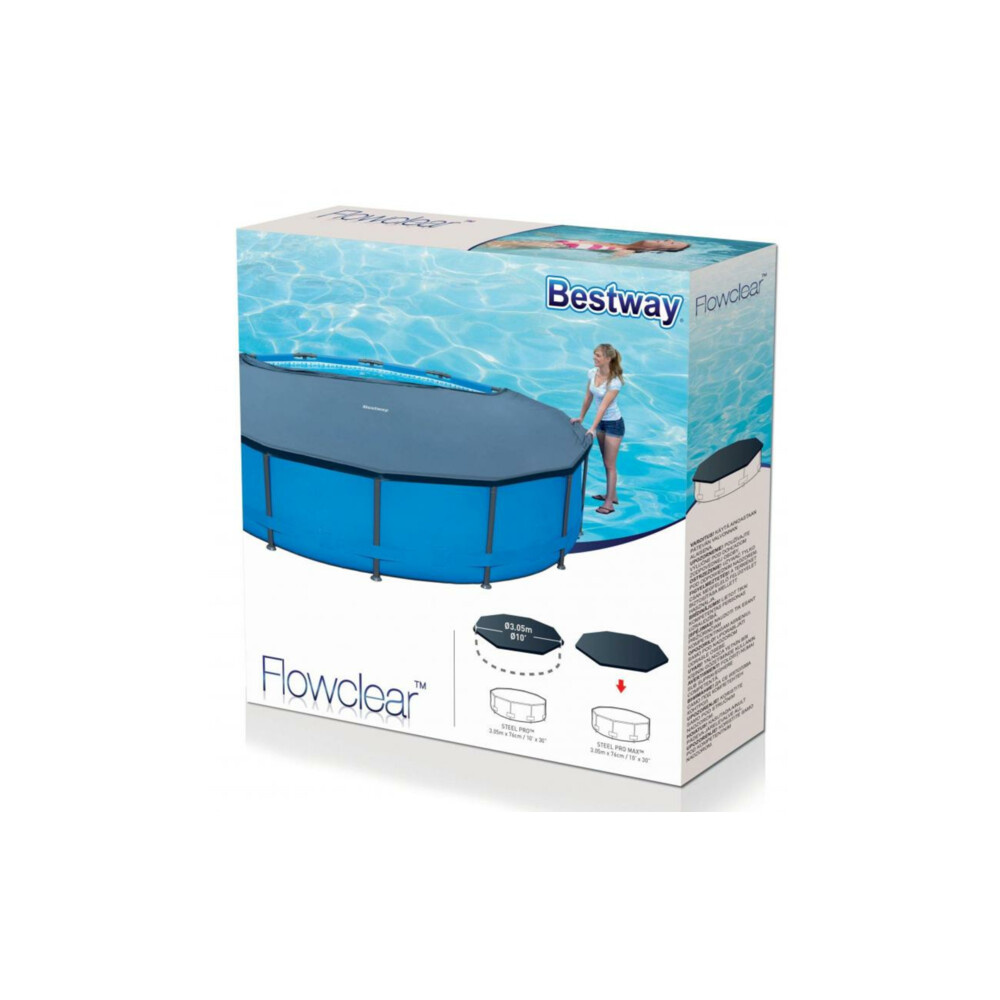 Bestway Cover Rond Grijs 305 cm