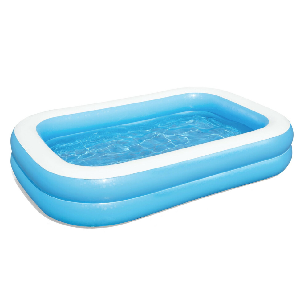 Bestway familiezwembad blauw-wit 262x175x51 cm Leen Bakker