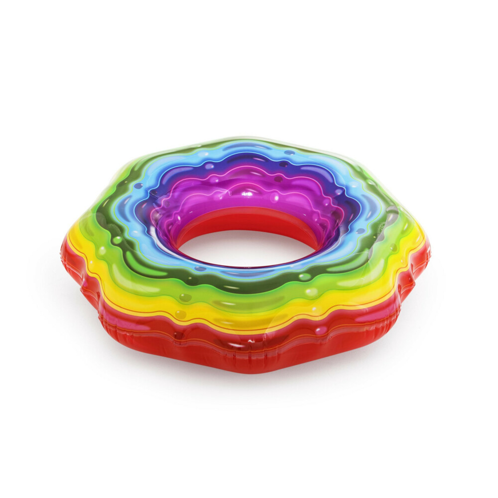 Bestway Zwemring Regenboog Lint 96 cm