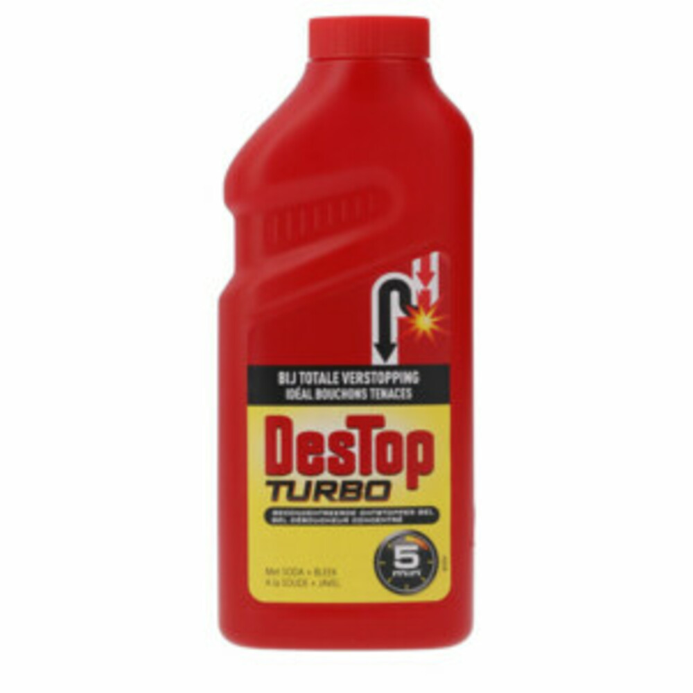 12x Destop Ontstopper Turbo 500 ml