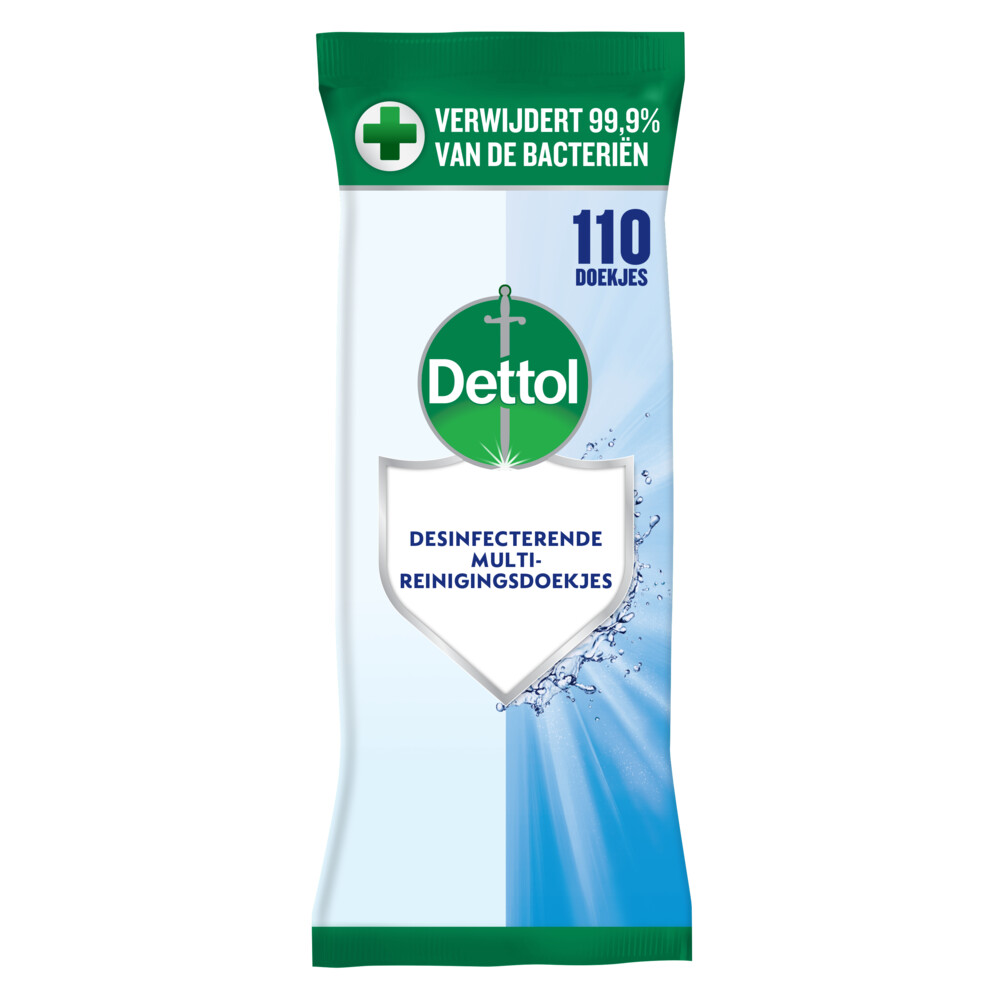 3x Dettol Desinfecterende Reinigingsdoekjes Cleanser 110 stuks