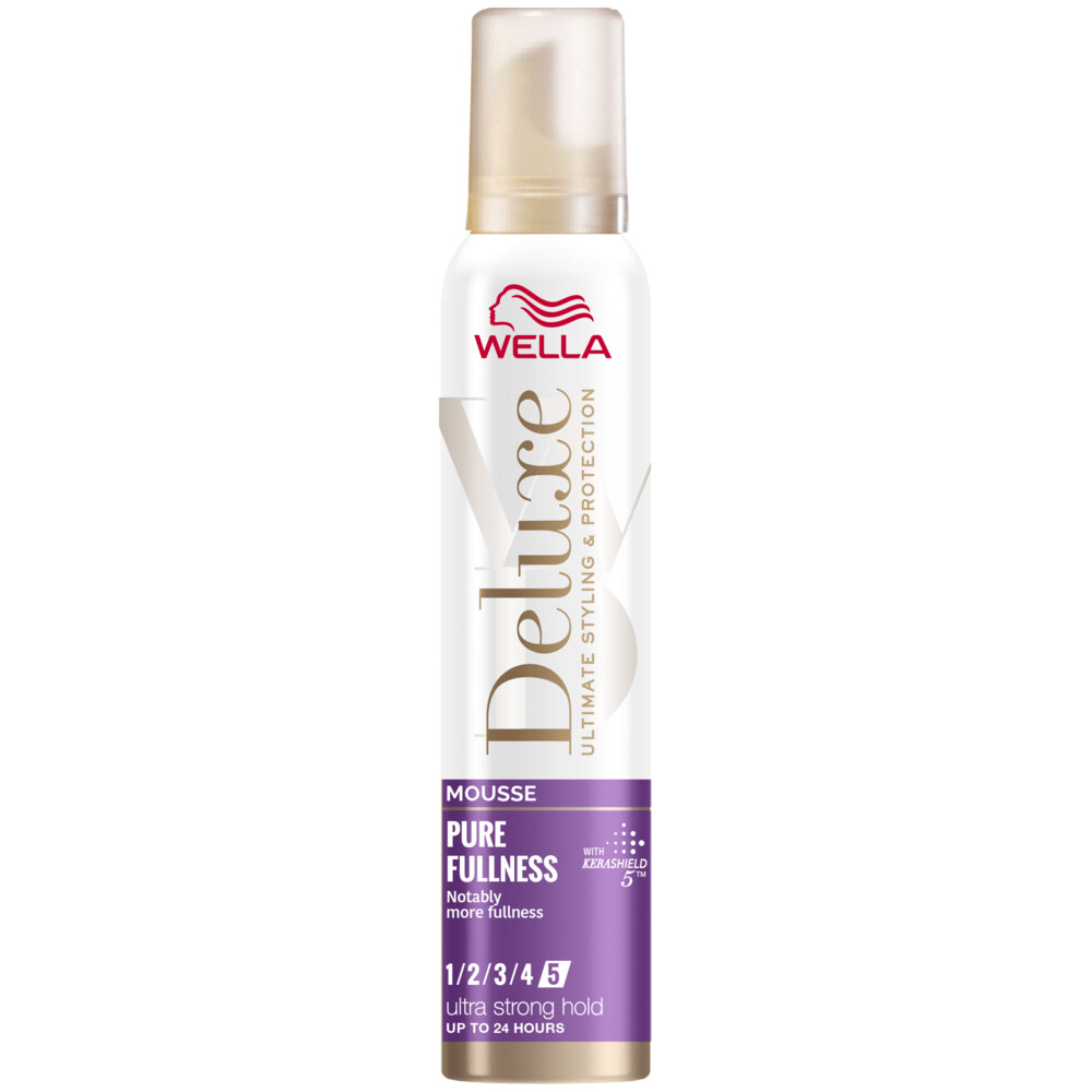 6x Wella Deluxe Pure Fullness Mousse 200 ml