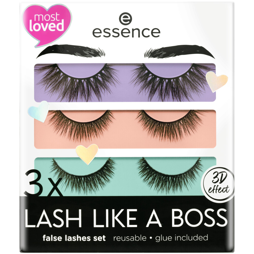 essence 3x LASH LIKE A BOSS False Lashes Set 01 My most loved lashes