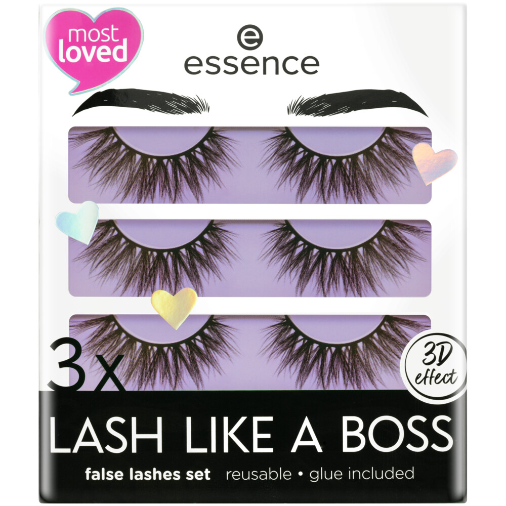 essence 3x LASH LIKE A BOSS False Lashes Set 02 My Lashes Are Limitless