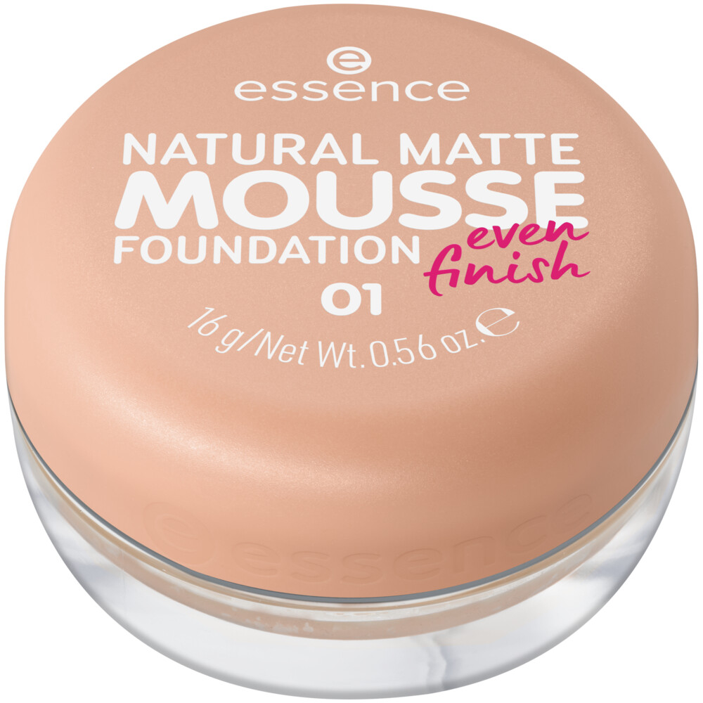 Essence Natural Matte Mousse Foundation 01 16 gr