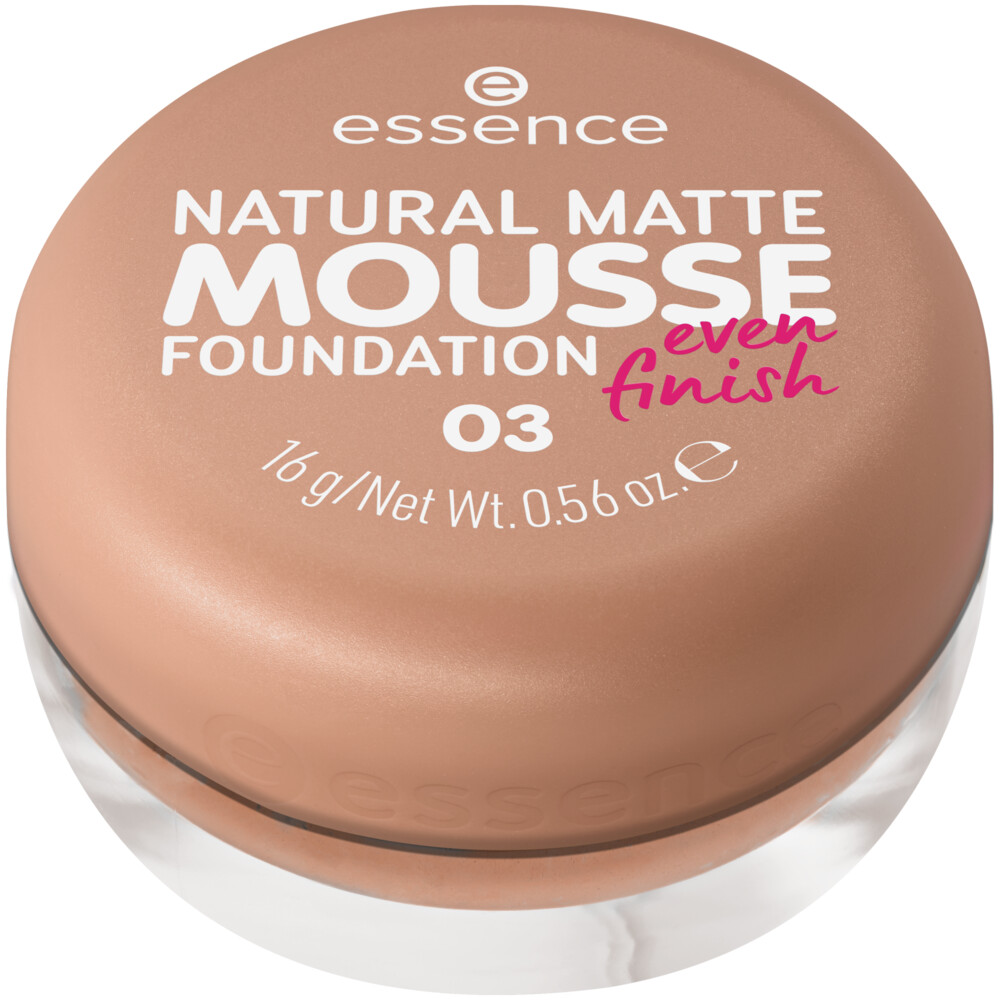 Essence Natural Matte Mousse Foundation 03 16 gr