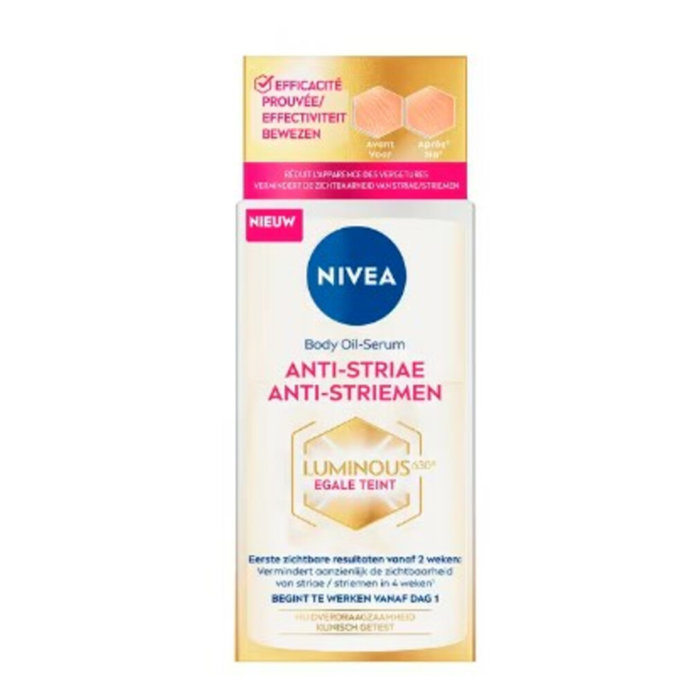 Nivea Luminous 630 Anti-Striae Lichaams Olie-Serum 100 ml