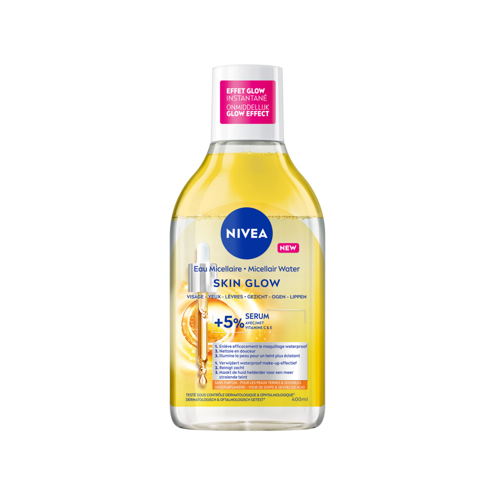 Nivea Serum-Infused Micellair Water Glow 400 ml