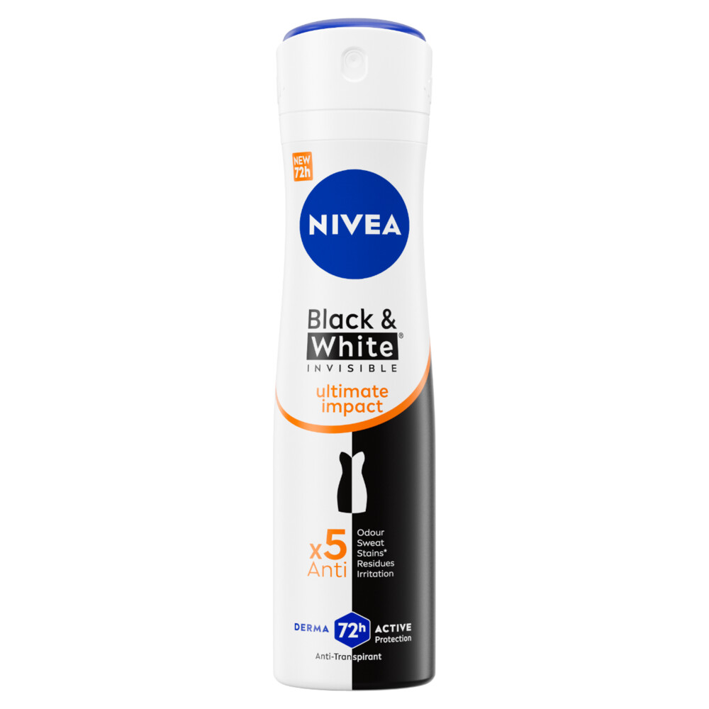 Nivea Deodorant Spray Black&White Ultimate Impact 150 ml