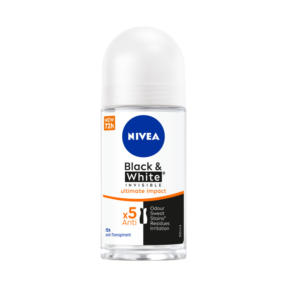 Nivea Deodorant Roller Black&White Ultimate Impact 50 ml