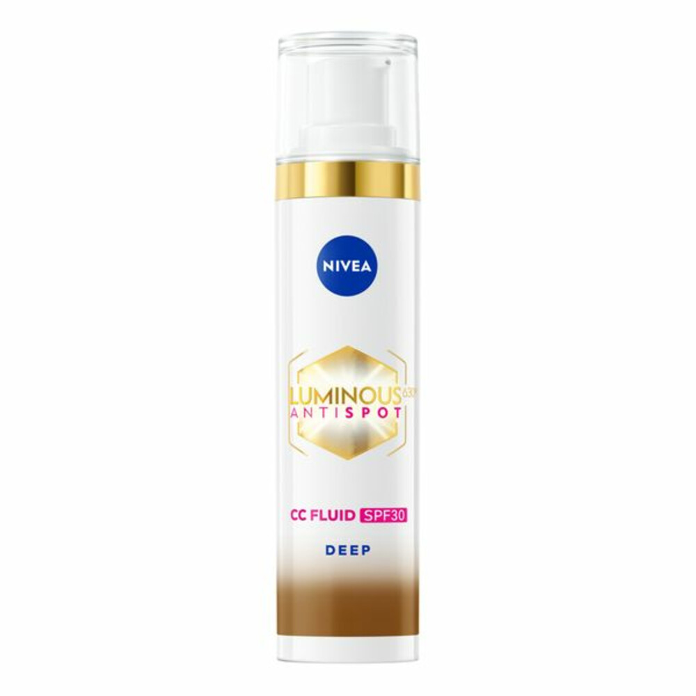 3x Nivea Cellular Luminous630 CC Fluid SPF 30 Dark 40 ml