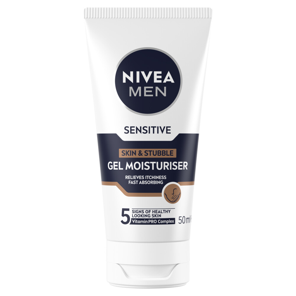 Nivea Men Sensitive Skin&Stubble Moisturizer Gezichtsgel 50 ml