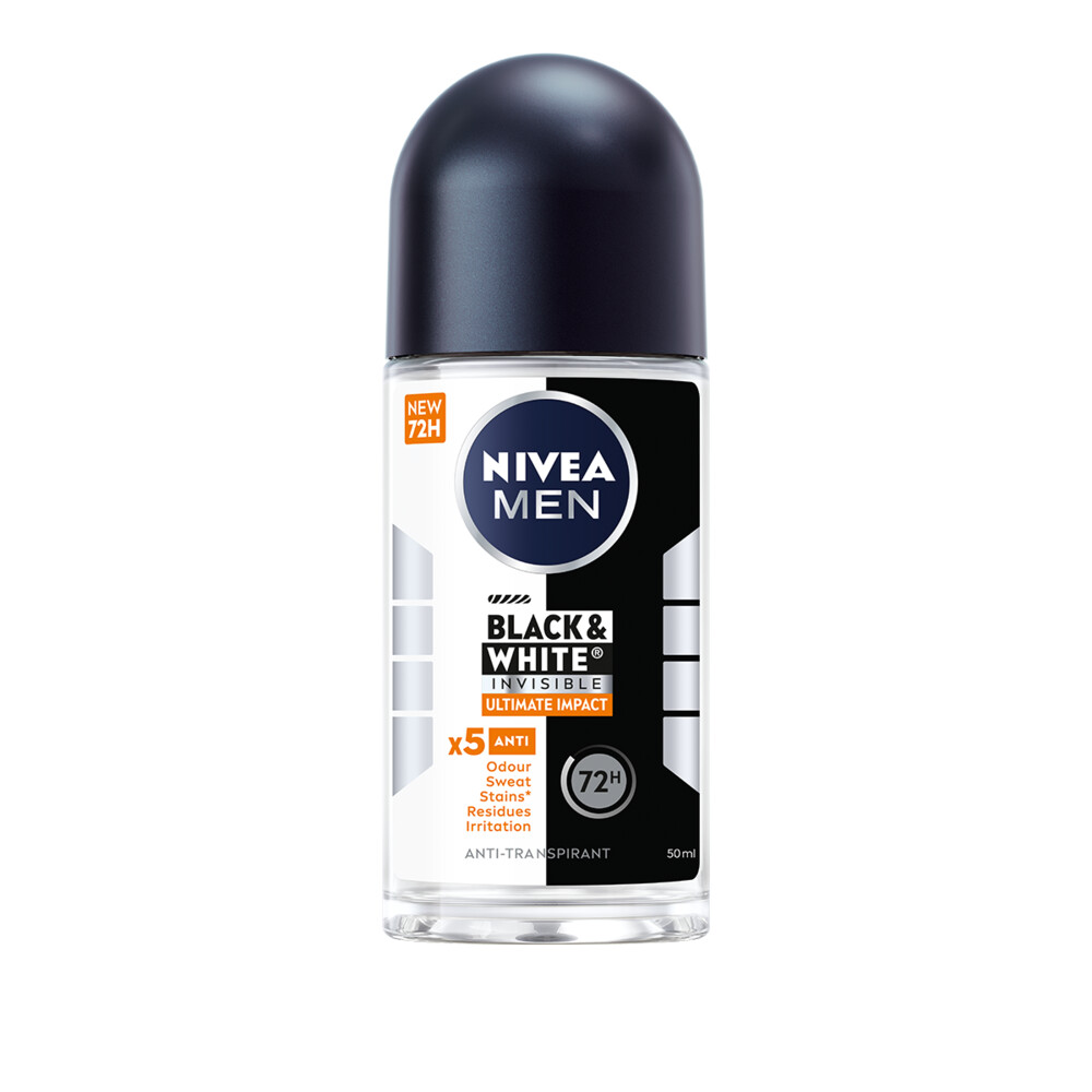 Nivea Men Deodorant Roller Black&White Ultimate Impact 50 ml