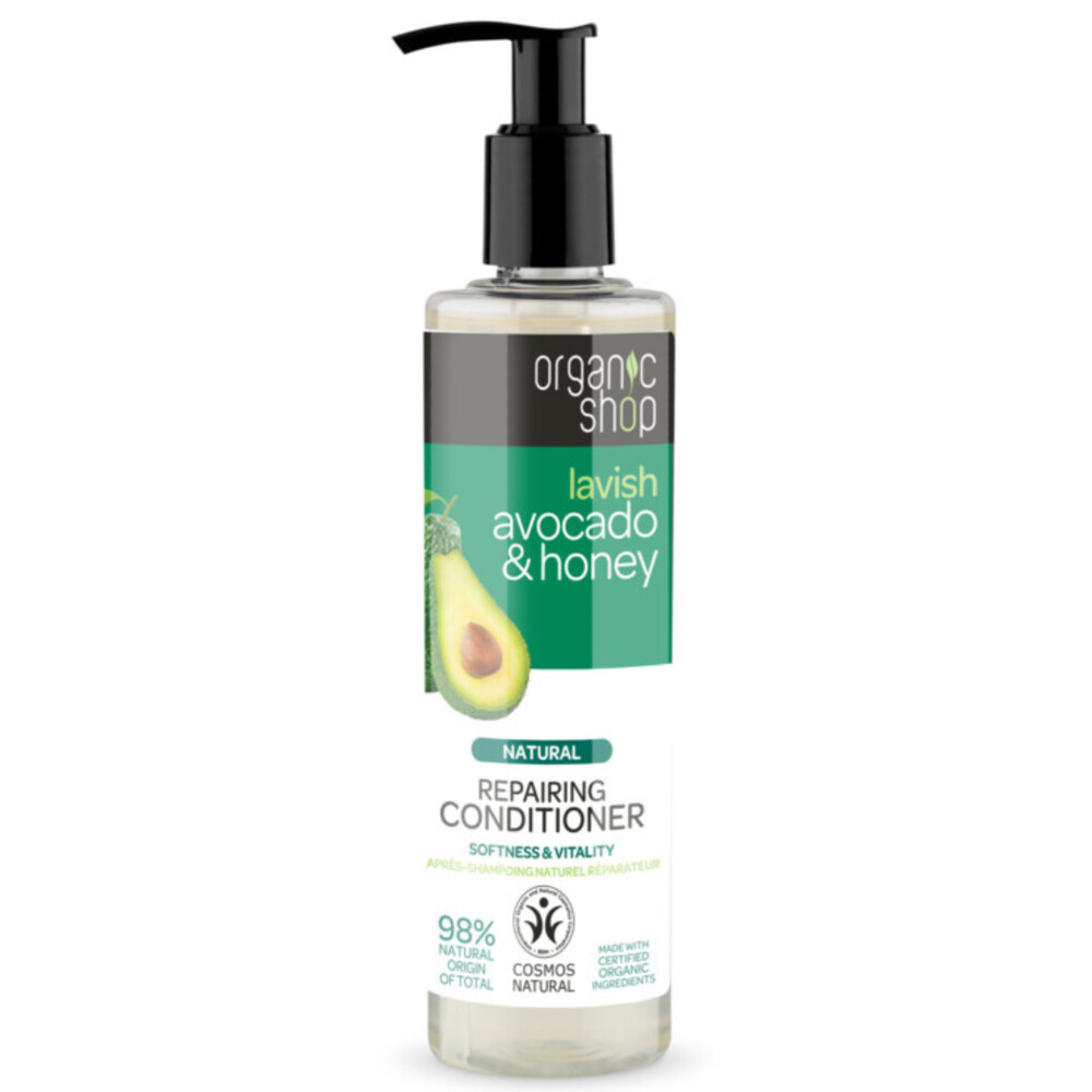 Organische Avocado & Honing herstellende conditioner Regeneratieve haarconditioner 280ml