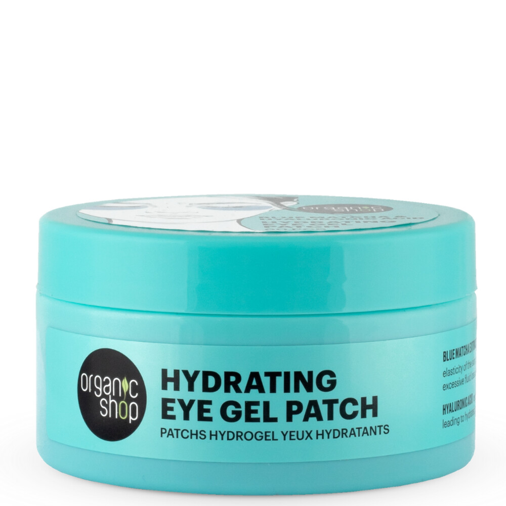 Organic Shop Eye Gel Patch Blue matcha&Hyaluronic Acid 60 pcs