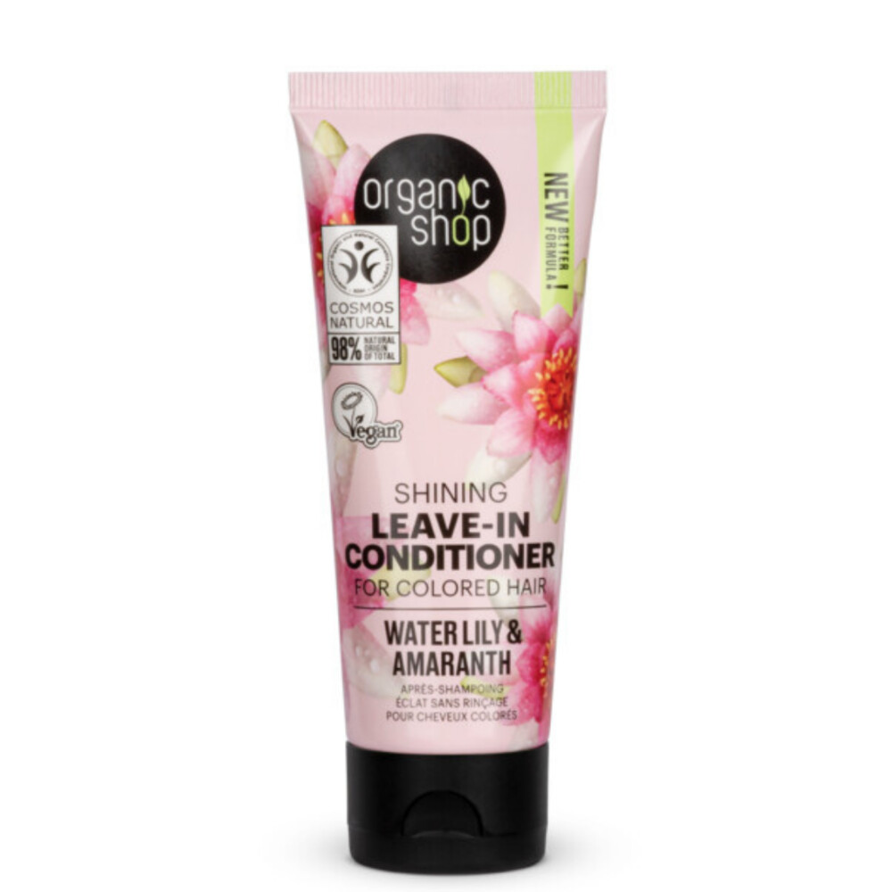 Organic Shop Shining Leave-In Conditioner Water Lily and Amaranth 75 ml