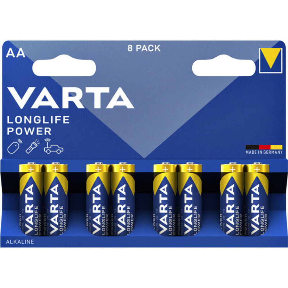 Batterij Varta high energy 8xAA