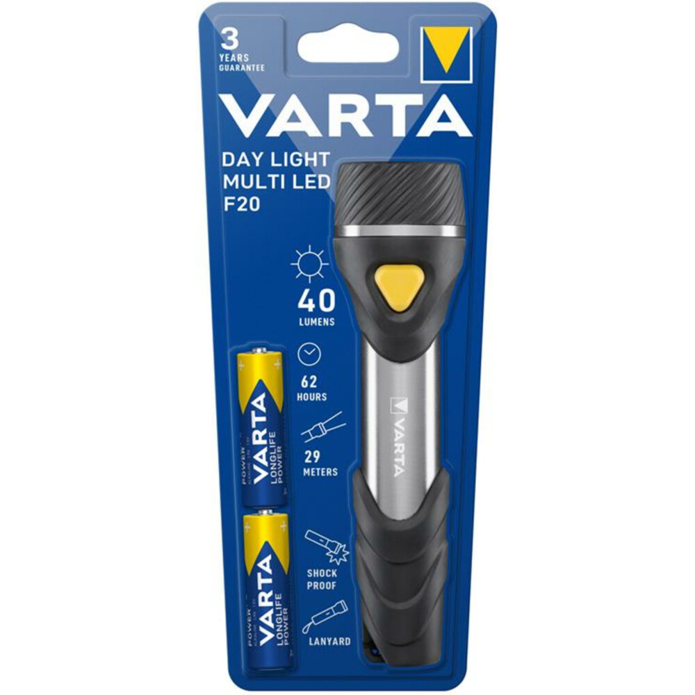 Varta Day Light Multi LED F20 zaklamp met 9 x 5mm LEDs