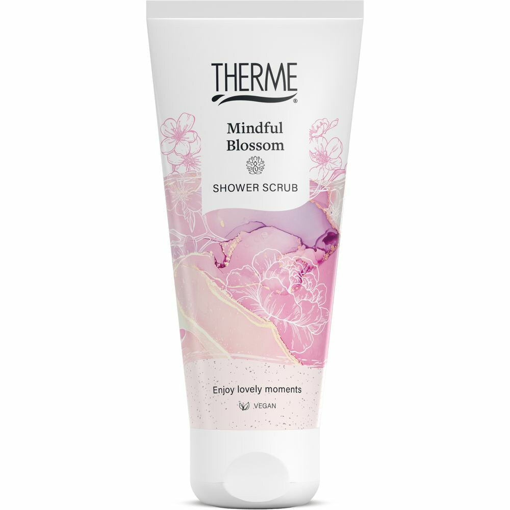 6x Therme Shower Scrub Mindful Blossom 200 ml