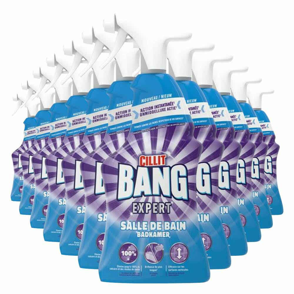 12x Cillit Bang Expert Badkamer Spray 750 ml