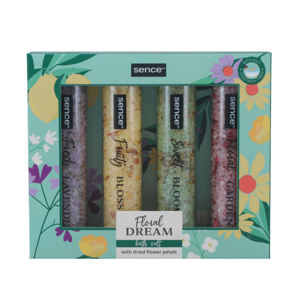 Sence Collection Badzout Geschenkset Floral Garden 4 x 75 gr