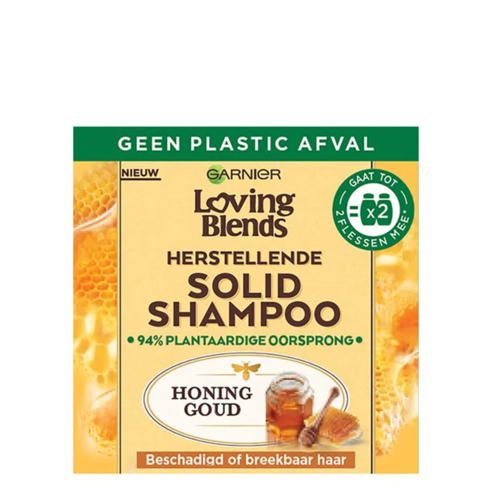 6x Garnier Loving Blends Honing Goud Shampoo Bar 60 gr