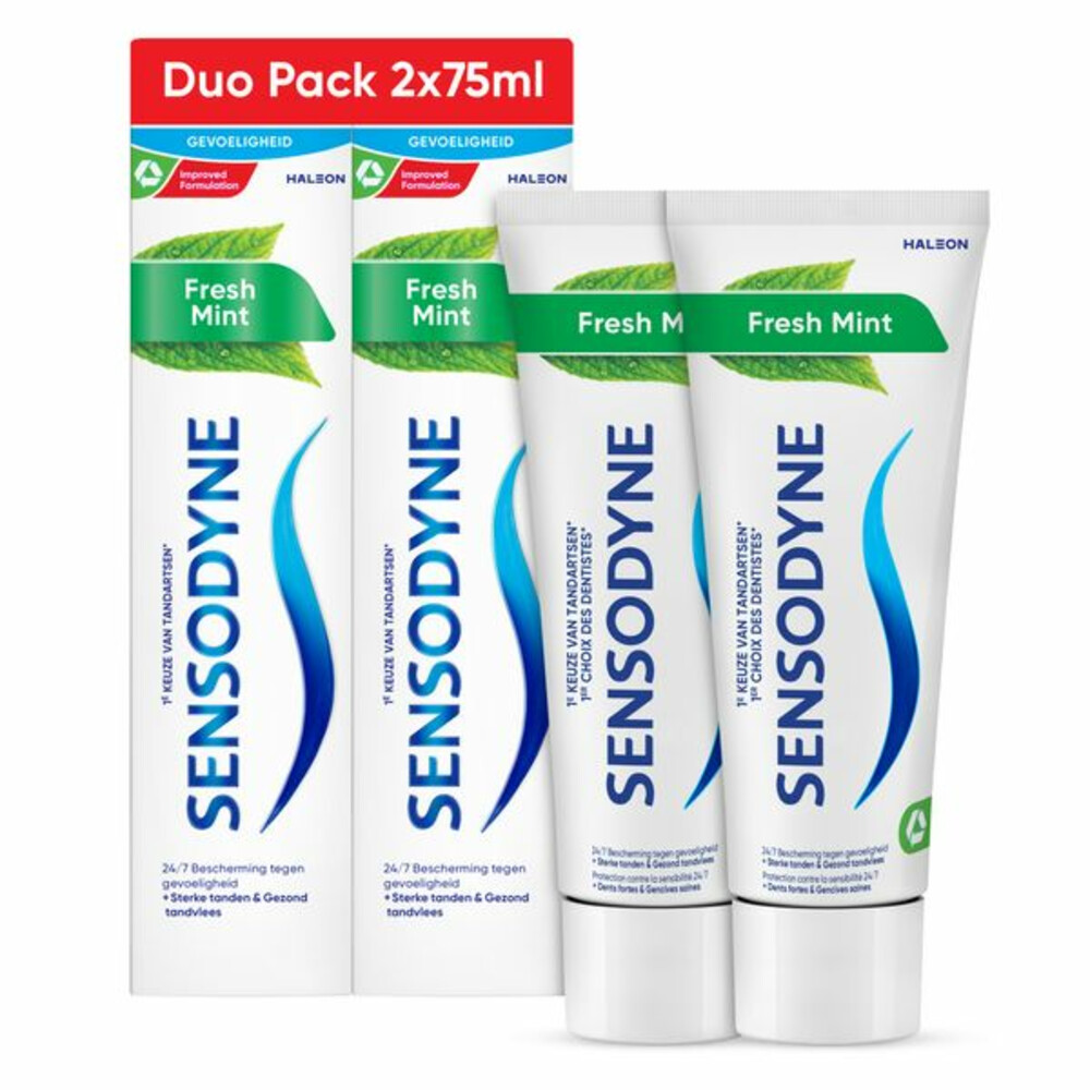 6x Sensodyne Tandpasta Fresh Mint 2 stuks