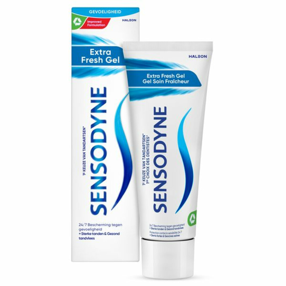 12x Sensodyne Tandpasta Extra Fresh Gel 75 ml