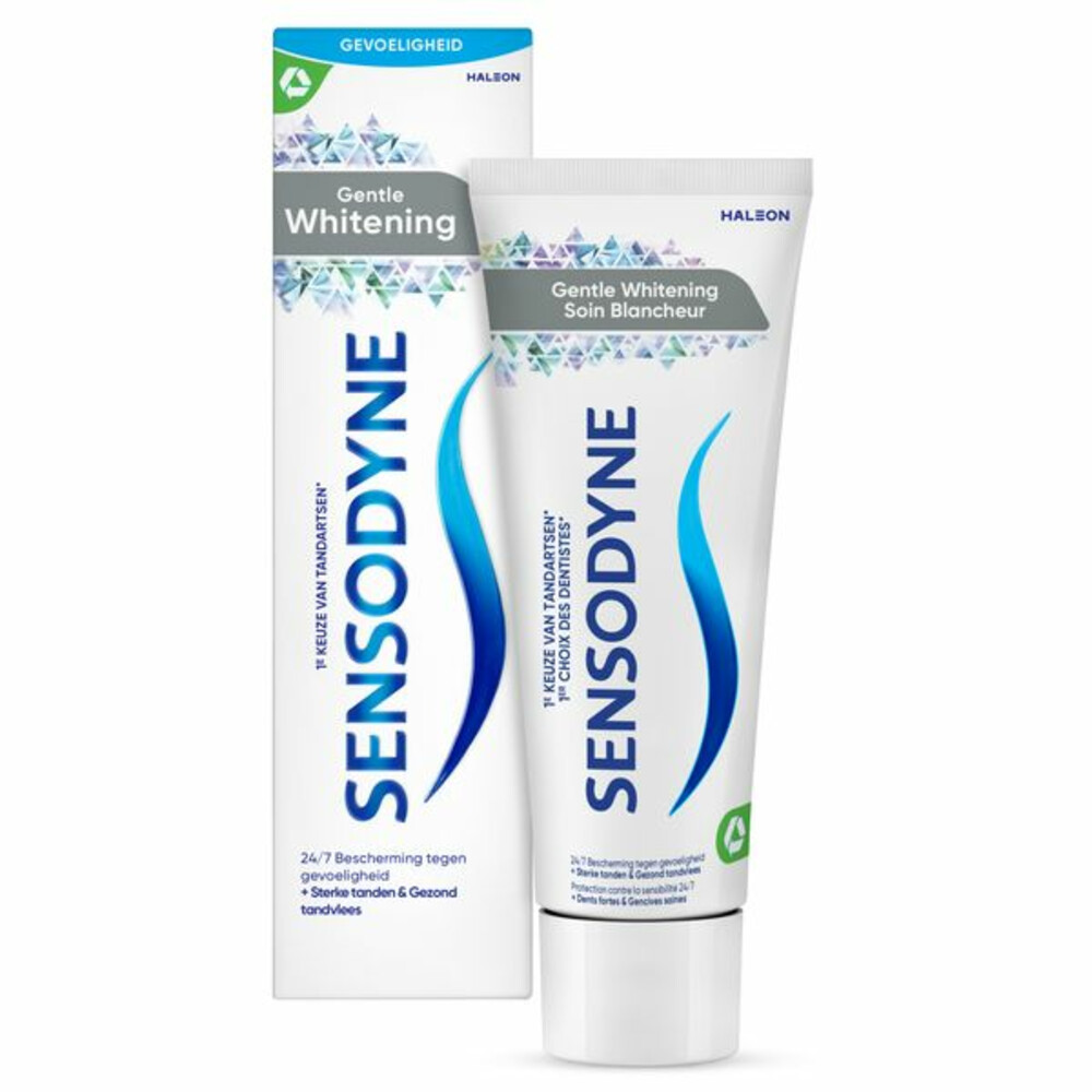 3x Sensodyne Tandpasta Gentle Whitening 75 ml