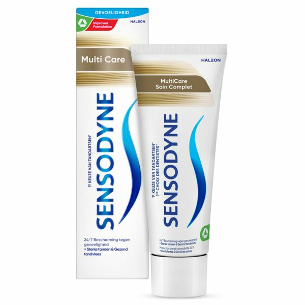 12x Sensodyne Tandpasta MultiCare 75 ml