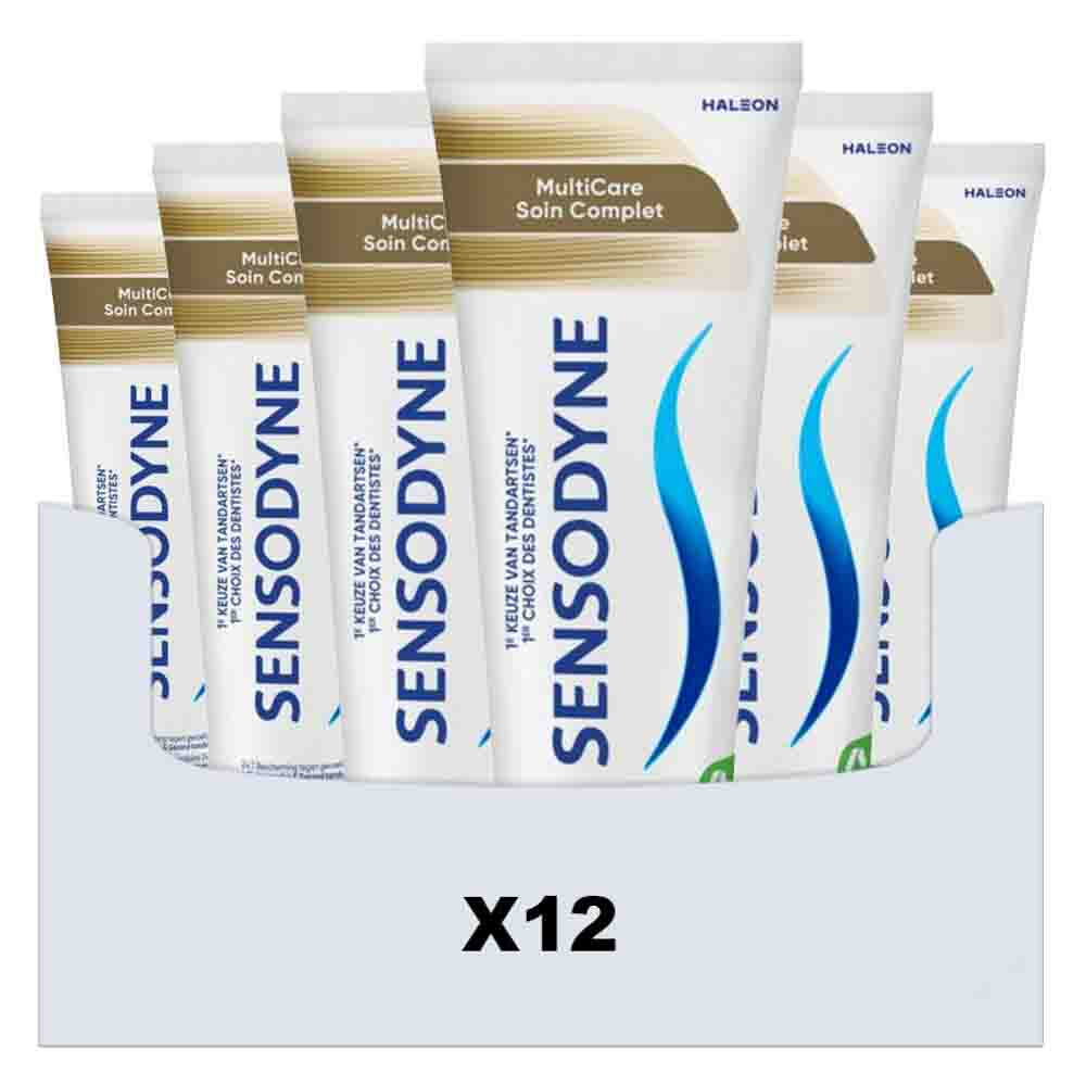 Sensodyne 12x Tandpasta MultiCare 75 ml - 12 stuks