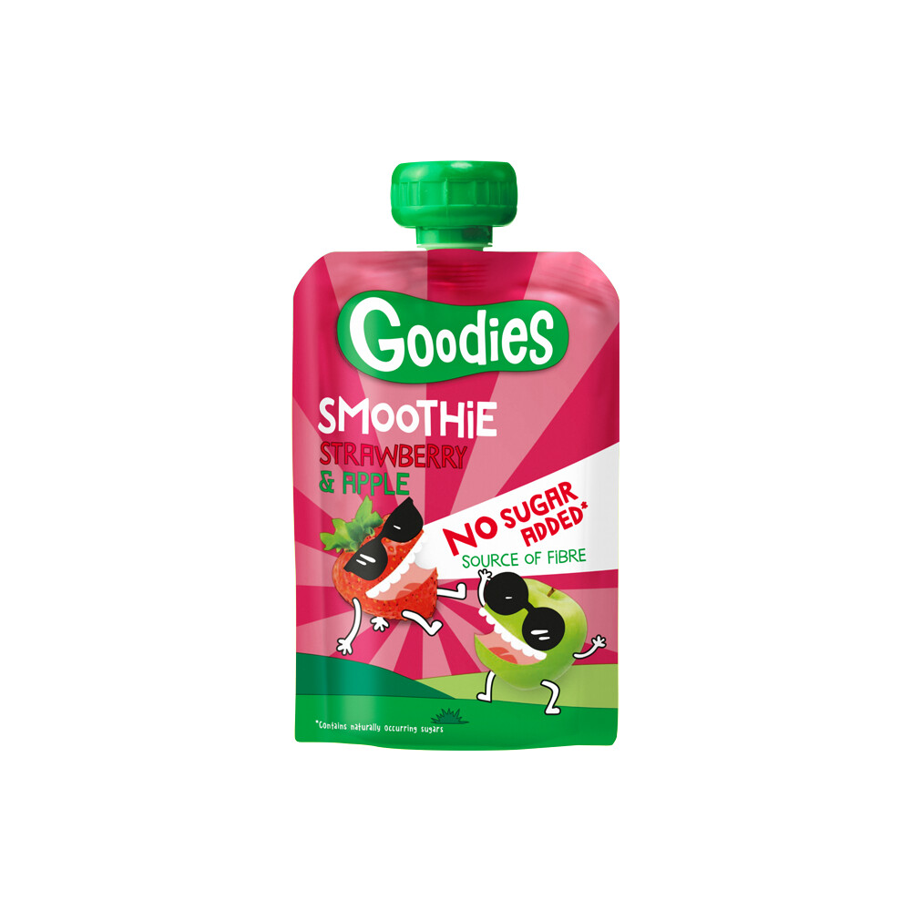 Goodies Knijpfruit Smoothie Aardbei&Appel 100 gr