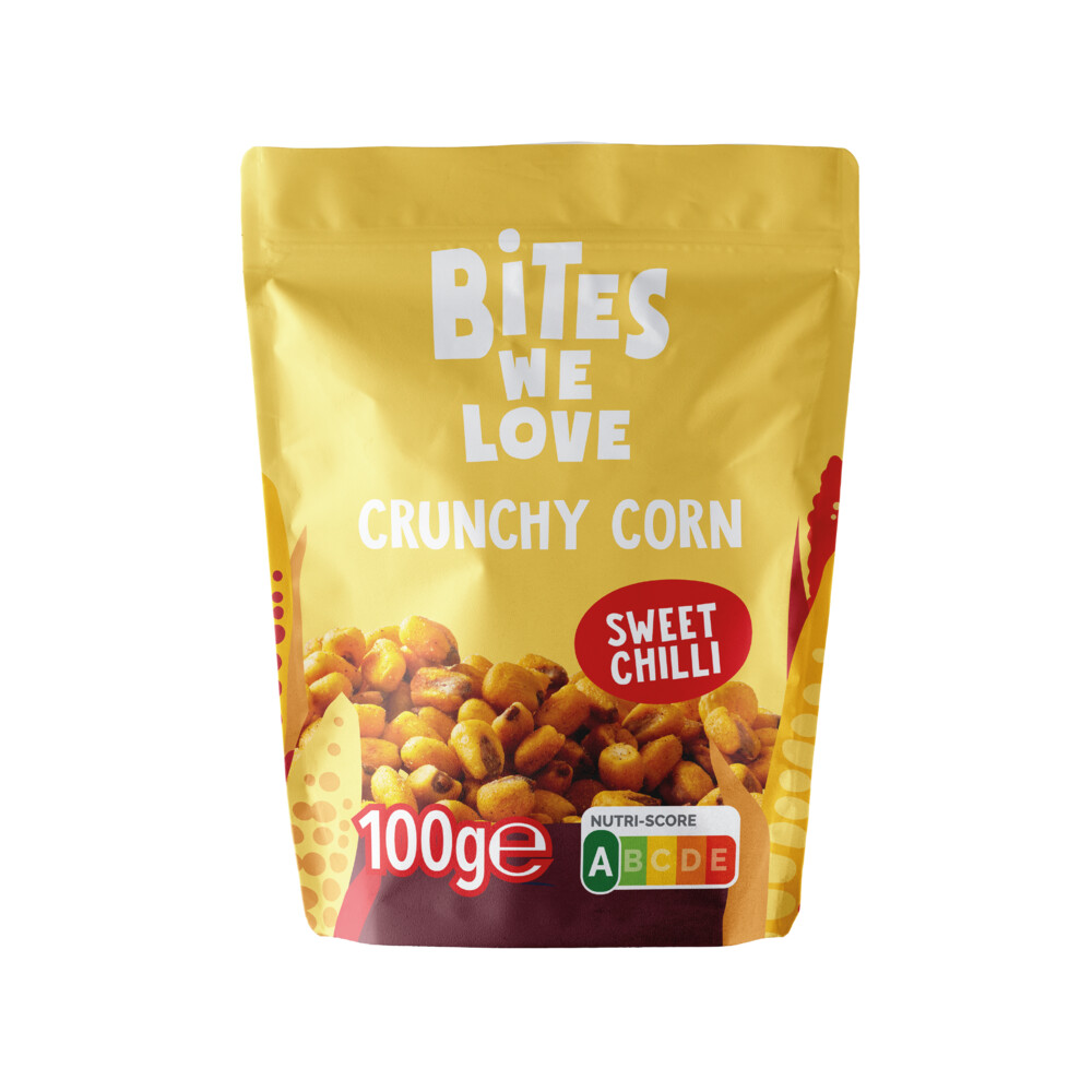 BitesWeLove Crunchy Corn Sweet Chilli 100 gr