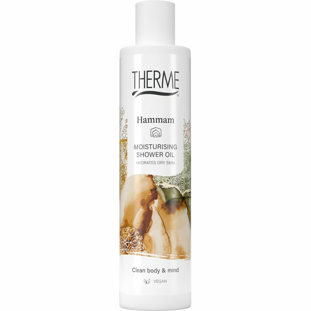 6x Therme Moisturising Shower Oil Hammam 250 ml