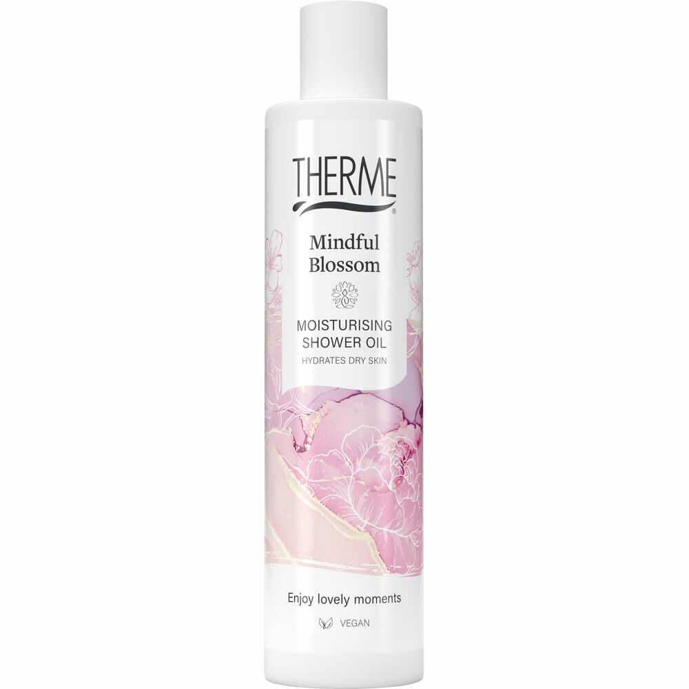 6x Therme Moisturising Shower Oil Mindful Blossom 250 ml