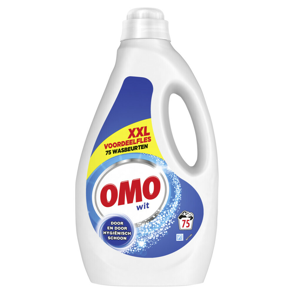 OMO Vloeibaar Wasmiddel Wit 75 Wasbeurten 3750 ml