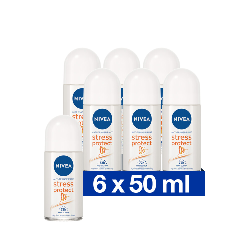 6x Nivea Deodorant Roller Stress Protect 50 ml