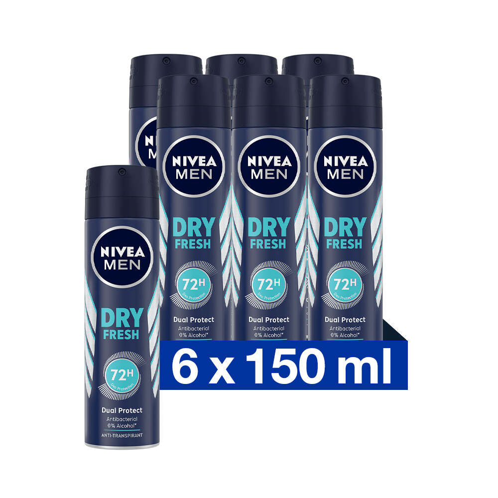 Dry Fresh Spray multiverpakking 6 x 150 ml