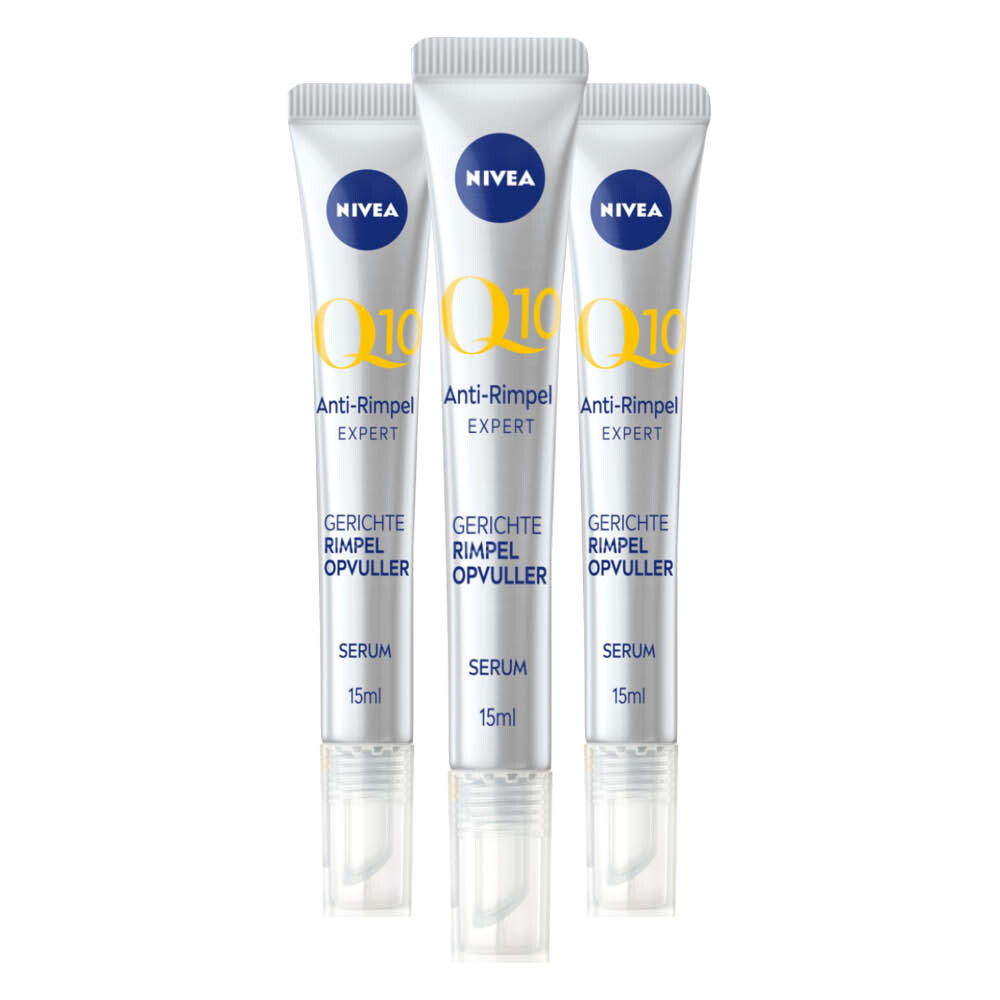 3x NIVEA Q10 Serum Rimpelopvuller 15 ml